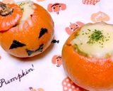 可愛いカボチャのポテトグラタン風作り方12写真