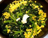 冷凍食品で♫ほうれん草とコーンのソテー♡作り方1写真