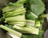 豚こまと小松菜のあんかけご飯作り方1写真