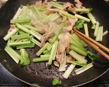 豚こまと小松菜のオイスターソース炒め作り方3写真