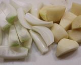 鶏手羽元とじゃがいもの白ワイン煮込み作り方1写真