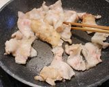 豚バラとれんこんの甘酢炒め作り方3写真