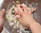 しゃきしゃきれんこんの鶏つくね作り方2写真