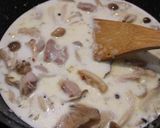 鶏ももとたっぷりきのこのミルクスープ作り方4写真