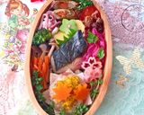 菊花こにぎり さわらぬか漬け焼き 秋弁当作り方11写真
