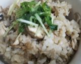 なめ茸できのこごはん作り方9写真