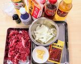 私なりの(*‾▽‾)ﾌﾌﾌｯ♪中華牛丼❣作り方1写真