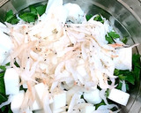 白エビと春菊のサクサクかき揚げ♪作り方3写真