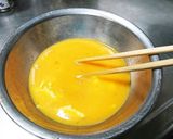 チーズたらこオムレツたんぱく質を加えて作り方4写真