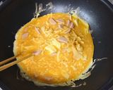 チーズたらこオムレツたんぱく質を加えて作り方5写真