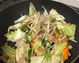野菜たっぷりソース焼きそば作り方3写真