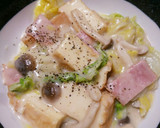 白菜厚揚げベーコンしめじの炒め物作り方6写真