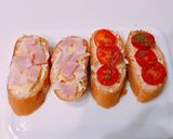 二種の簡単バゲット(ベーコン＆トマト)作り方3写真