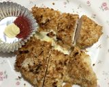 魚焼きグリルで揚げないチーズとんかつ作り方6写真
