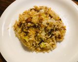 鶏皮で!パラパラしらす炒飯作り方4写真