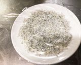 決定版！！電子レンジでたたみいわし風作り方1写真