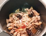 牛こまこんにゃく味噌煮作り方2写真
