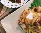 牛こまこんにゃく味噌煮作り方4写真