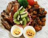 お弁当(11/2)蓮根と南瓜の甘辛炒め作り方2写真
