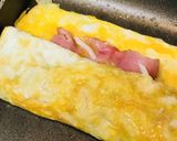 【お弁当】玉子焼き●ベーコン＆チーズ巻き作り方3写真