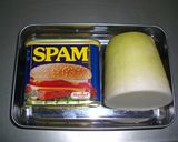 スパムと大根の炒め物作り方1写真