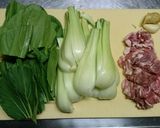 チンゲン菜のスープ煮作り方1写真