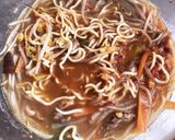 伸びたラーメンでお好み焼き風作り方1写真