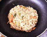 伸びたラーメンでお好み焼き風作り方4写真