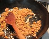 青パパイヤで辛いひき肉炒め作り方4写真