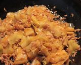 青パパイヤで辛いひき肉炒め作り方8写真