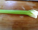 セロリの梅干し和え作り方1写真