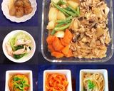 肉巻きでキンパ風 常備菜 秋弁当 詰め方作り方7写真