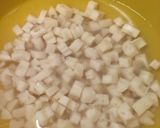 そぼろとレタスのスープご飯作り方1写真