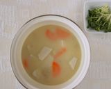 「噛む」ことを意識！根菜の白味噌汁作り方4写真