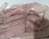 鮭白子のマヨネーズでサクサク天ぷら作り方1写真
