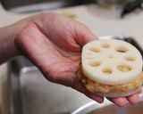 れんこんのはさみ揚げ作り方3写真