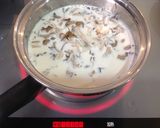 豆乳と舞茸のスープ作り方1写真