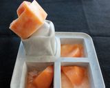 季節のデザート！柿のフローズンヨーグルト作り方5写真
