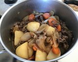 野菜の水分だけde肉じゃが＊作り方6写真