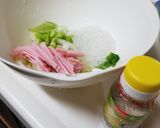 白菜とハムの春雨サラダ作り方1写真