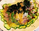 カツオサラダ 松の実入り作り方5写真