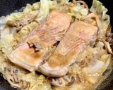 鮭の味噌ーグルトちゃんちゃん焼き。作り方8写真