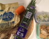 ニラもやしスープ(にんにくと生姜入り)作り方1写真