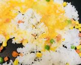 ミックス野菜&納豆のチャーハン作り方2写真