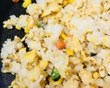 ミックス野菜&納豆のチャーハン作り方3写真