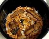 柿の種ご飯 悪魔のおにぎり風作り方2写真