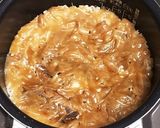 柿の種ご飯 悪魔のおにぎり風作り方3写真