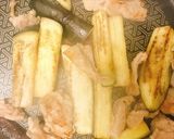 一人暮らしの茄子豚バラ麺つゆバターパスタ作り方3写真