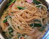 アムウェイ鍋 ワンパン醤油ペペロンチーノ作り方4写真