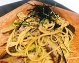 一人暮らしの茄子豚バラ麺つゆバターパスタ作り方9写真